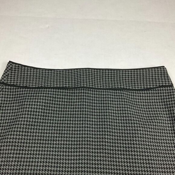 Banana Republic Womens Pencil Skirt Houndstooth Professional Back Zip Up Size 4 - Picture 2 of 11